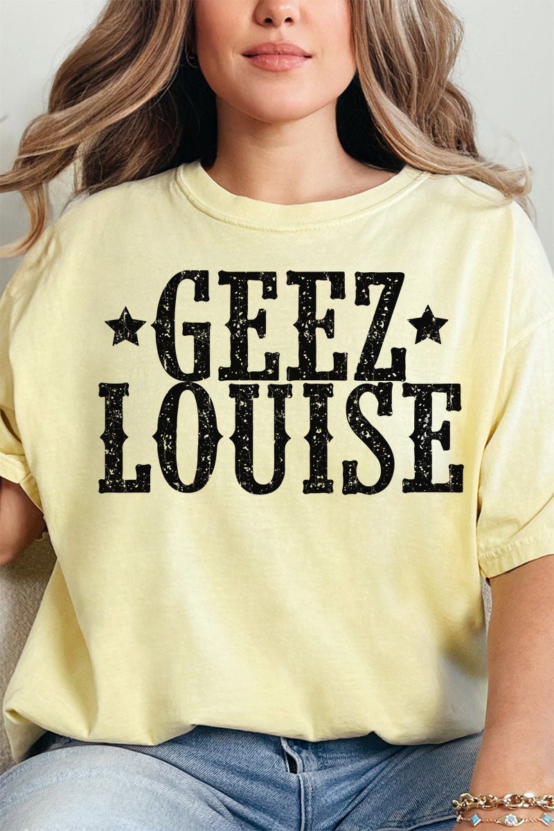Geez Louise Comfort Colors Adult Ring - Spun Cotton Tee - Wholesale Accessory Market