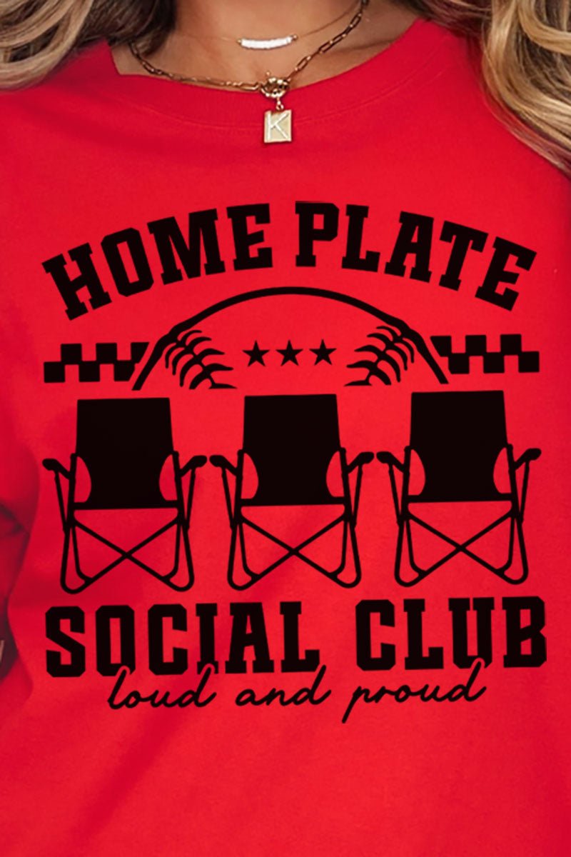 Home Plate Social Club Comfort Colors Adult Ring - Spun Cotton Tee - Wholesale Accessory Market