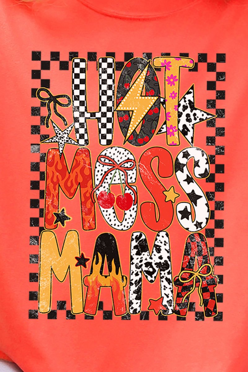 Hot Mess Mama Comfort Colors Adult Ring - Spun Cotton Tee - Wholesale Accessory Market