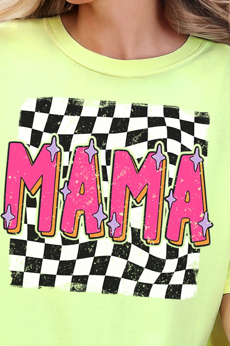 Hot Pink 90s Mama Comfort Colors Adult Ring - Spun Cotton Tee - Wholesale Accessory Market