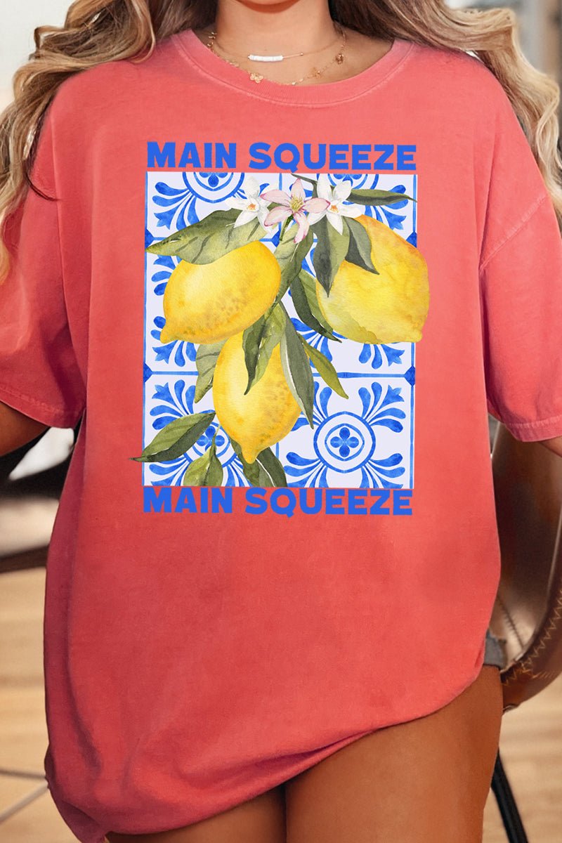 Main Squeeze Comfort Colors Adult Ring - Spun Cotton Tee - Wholesale Accessory Market