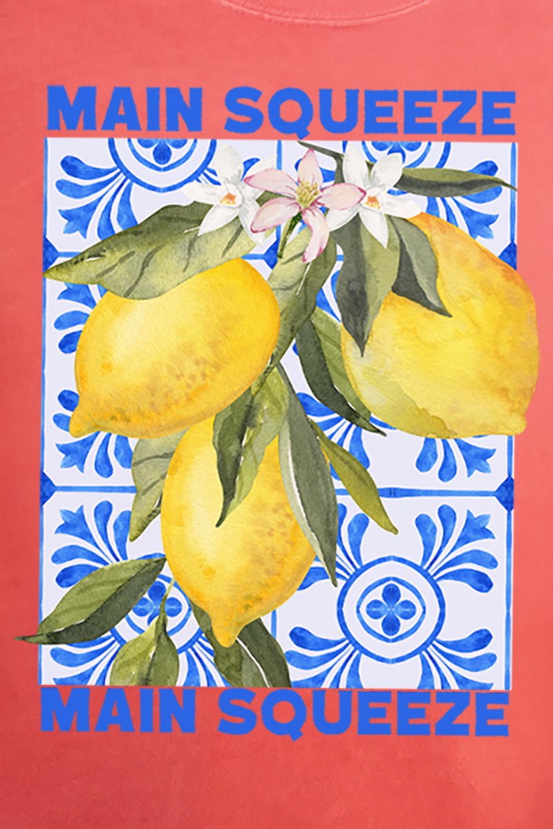 Main Squeeze Comfort Colors Adult Ring - Spun Cotton Tee - Wholesale Accessory Market