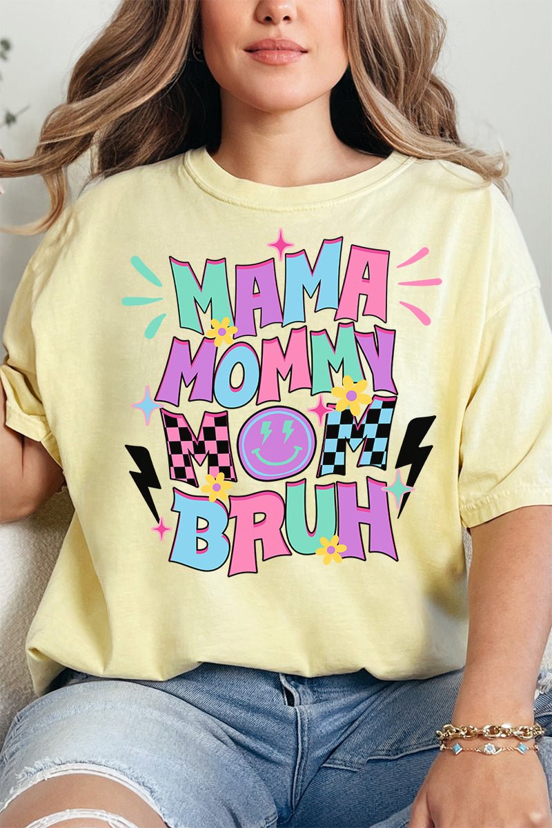 Mama All The Names Comfort Colors Adult Ring - Spun Cotton Tee - Wholesale Accessory Market