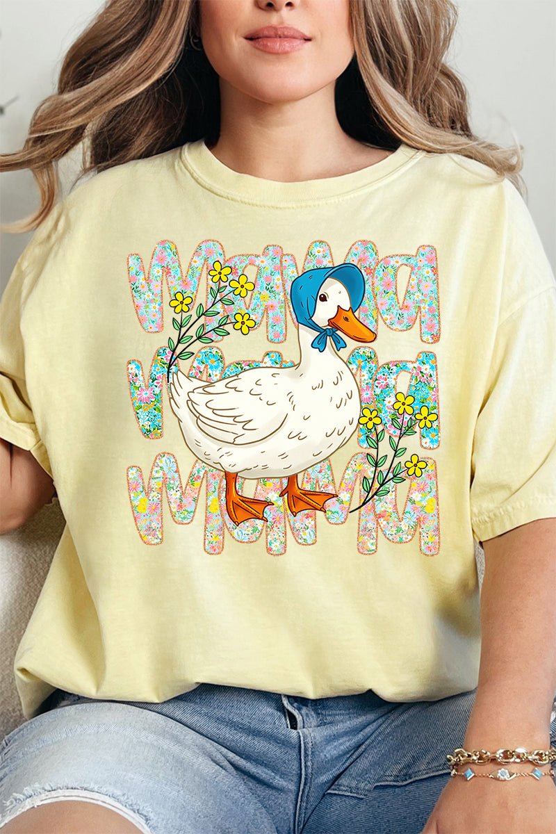 Mama Goose Comfort Colors Adult Ring - Spun Cotton Tee - Wholesale Accessory Market