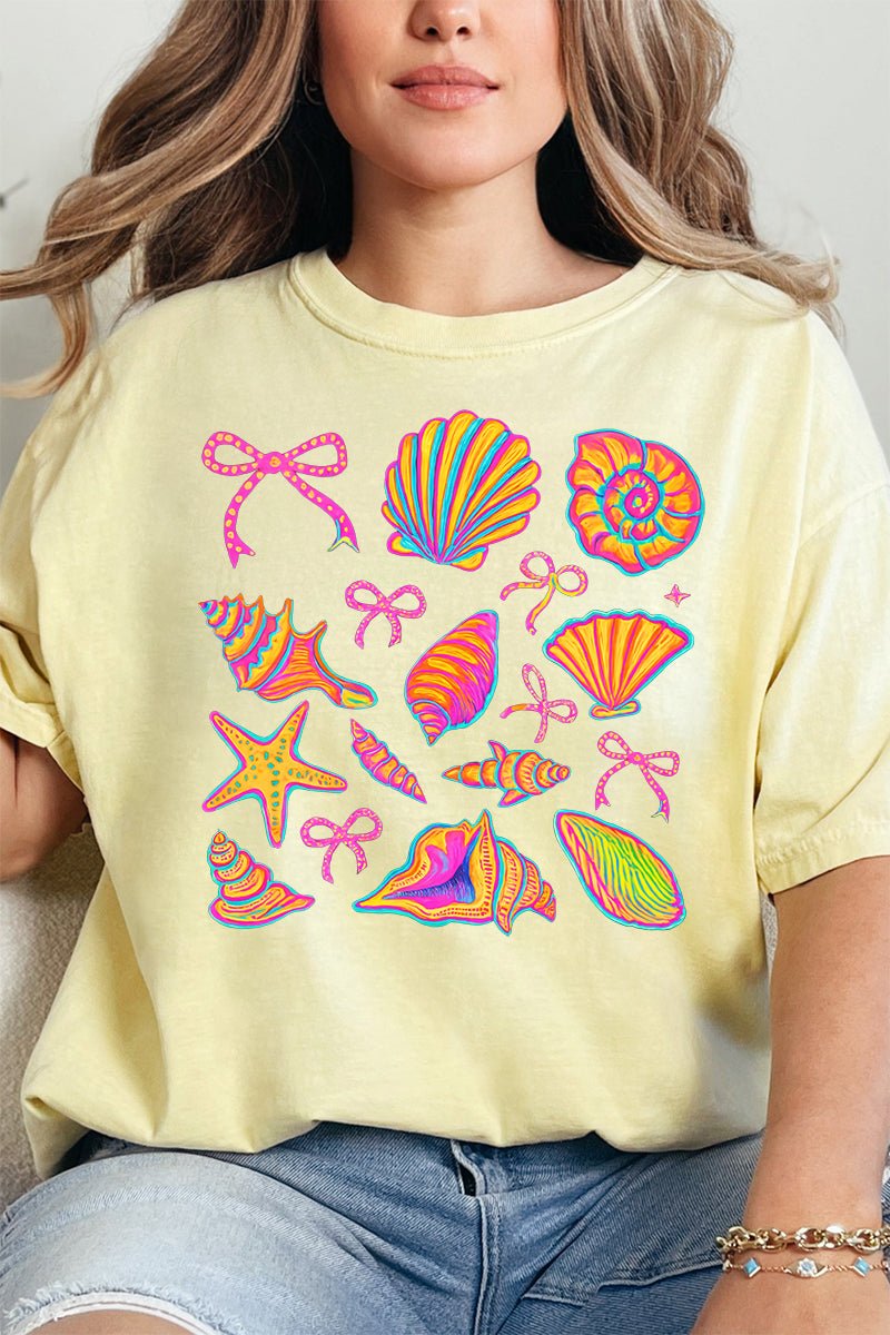 Neon By The Sea Comfort Colors Adult Ring - Spun Cotton Tee - Wholesale Accessory Market