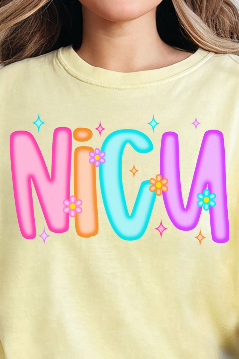 Neon Glow NICU Comfort Colors Adult Ring - Spun Cotton Tee - Wholesale Accessory Market