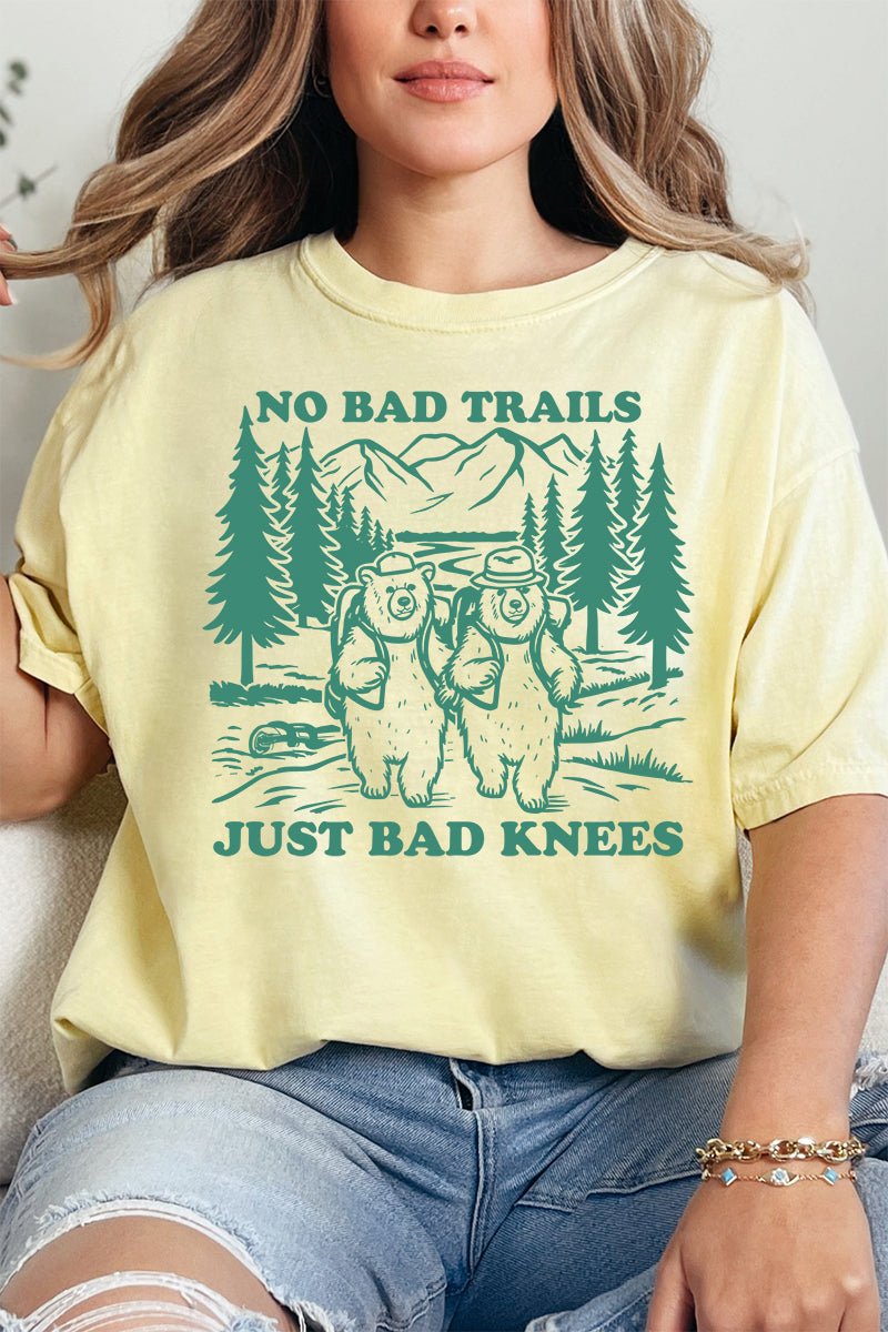 No Bad Trails Comfort Colors Adult Ring - Spun Cotton Tee - Wholesale Accessory Market