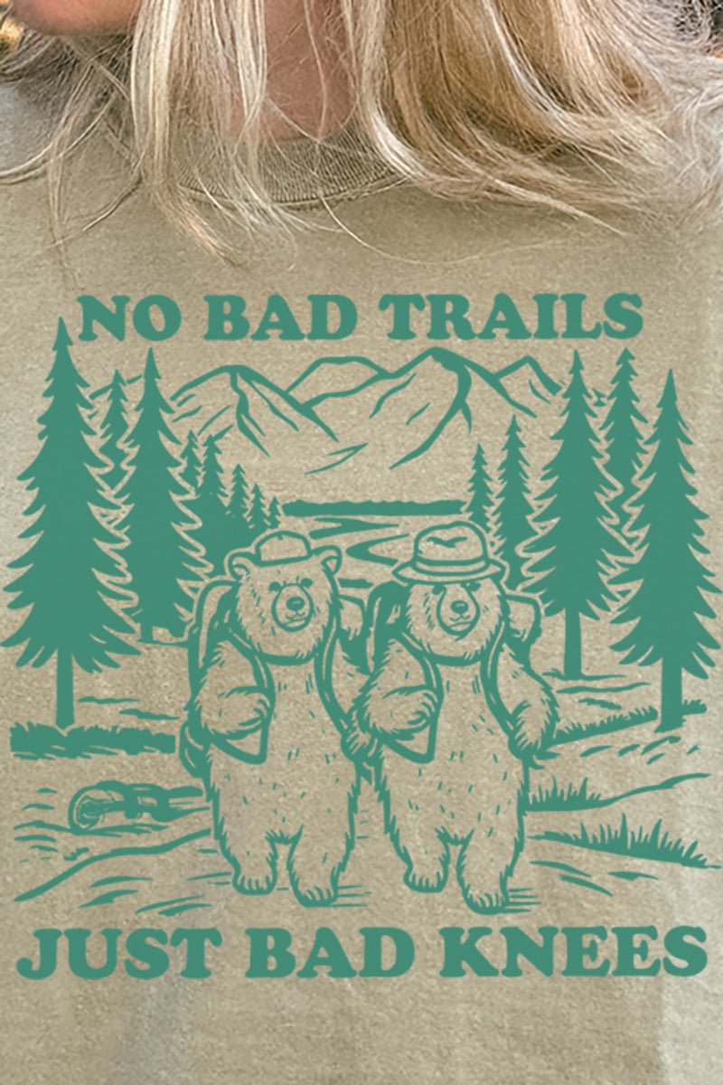 No Bad Trails Comfort Colors Adult Ring - Spun Cotton Tee - Wholesale Accessory Market