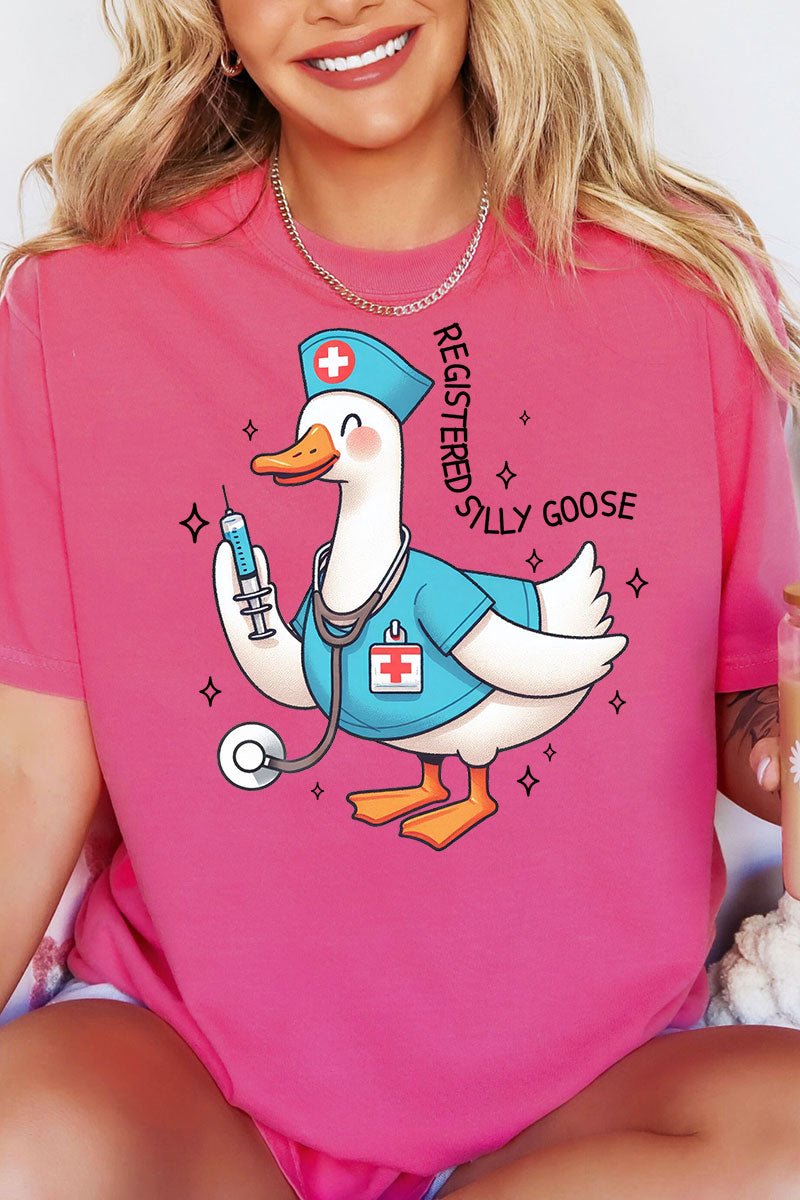 Registered Silly Goose Comfort Colors Adult Ring - Spun Cotton Tee - Wholesale Accessory Market