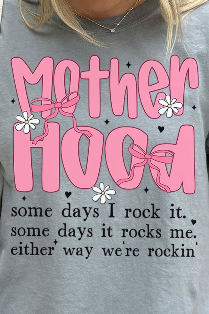 Rocking Motherhood Comfort Colors Adult Ring - Spun Cotton Tee - Wholesale Accessory Market