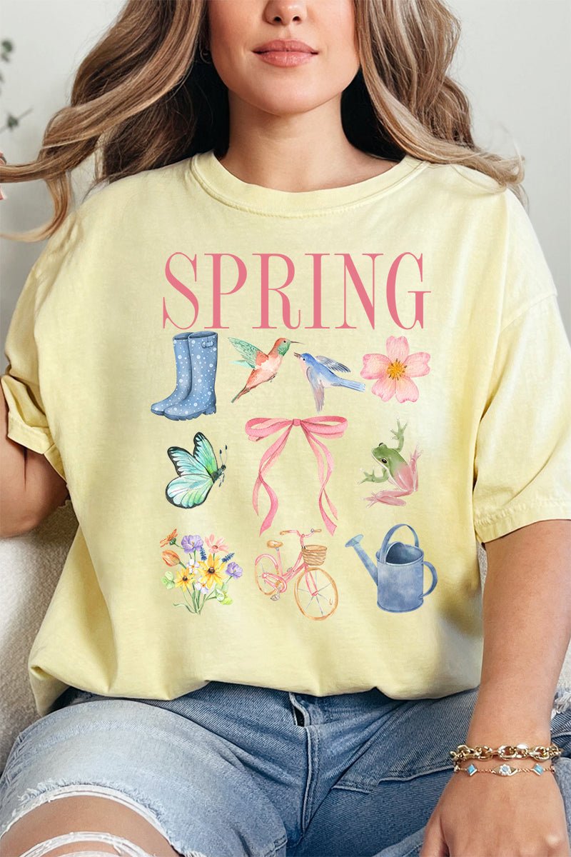 Spring Garden Comfort Colors Adult Ring - Spun Cotton Tee - Wholesale Accessory Market