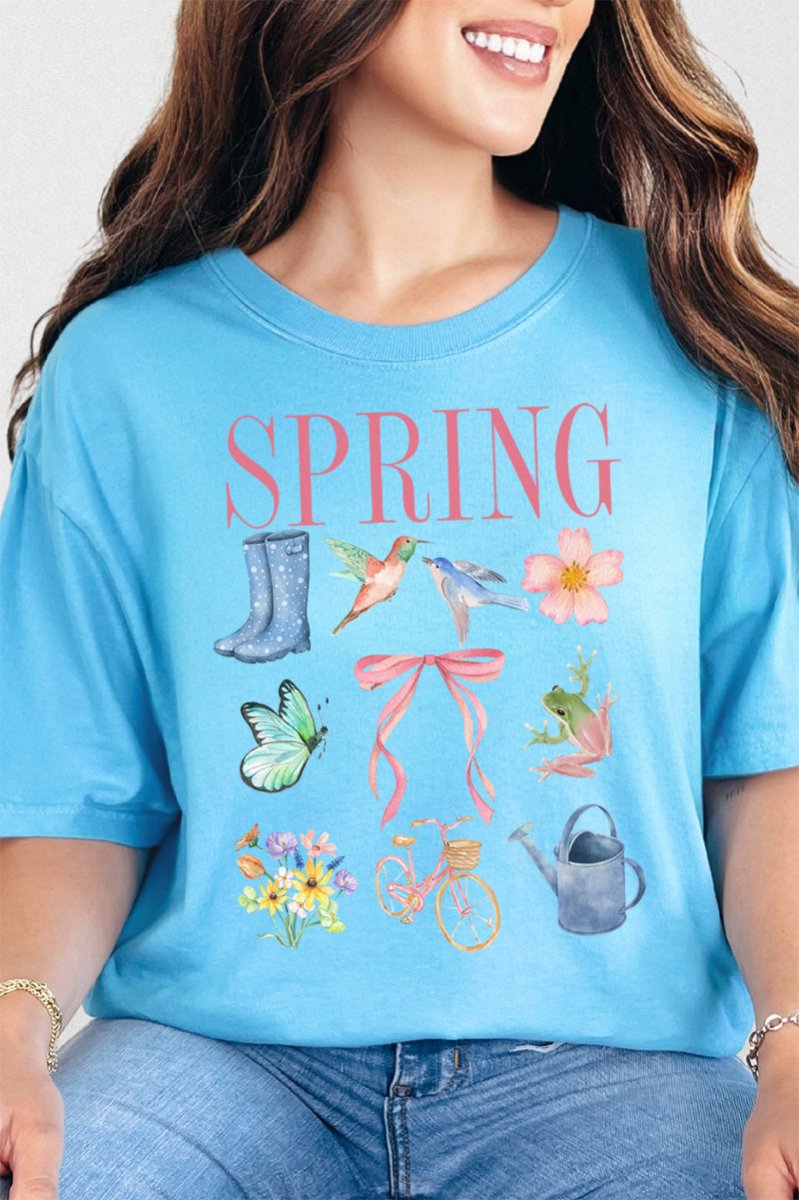 Spring Garden Comfort Colors Adult Ring - Spun Cotton Tee - Wholesale Accessory Market