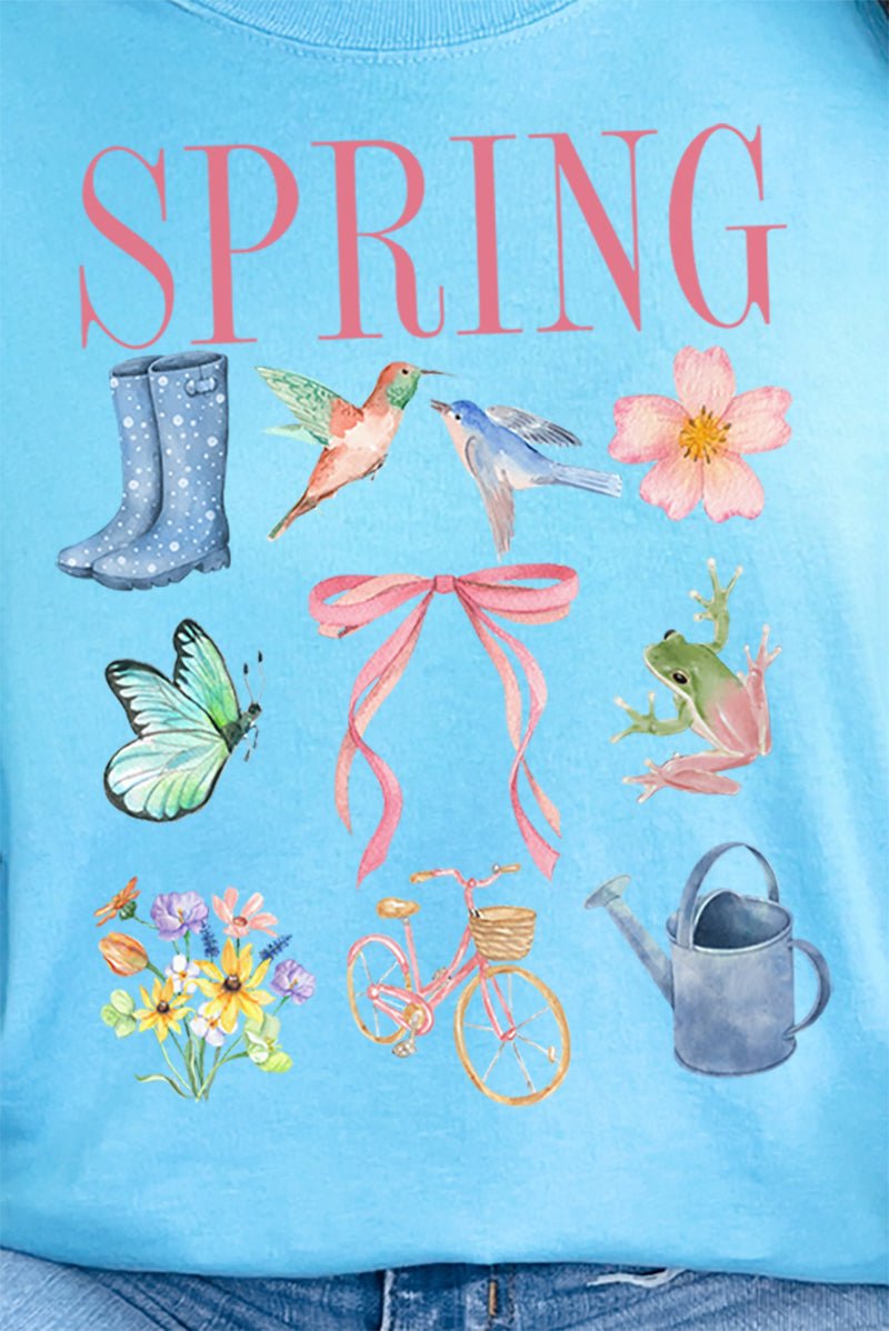 Spring Garden Comfort Colors Adult Ring - Spun Cotton Tee - Wholesale Accessory Market