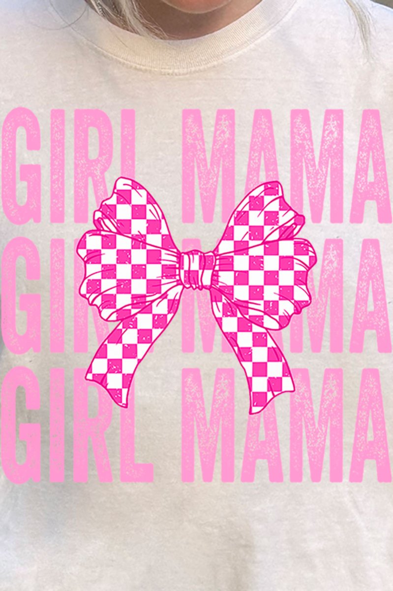 Stacked Coquette Girl Mama Comfort Colors Adult Ring - Spun Cotton Tee - Wholesale Accessory Market