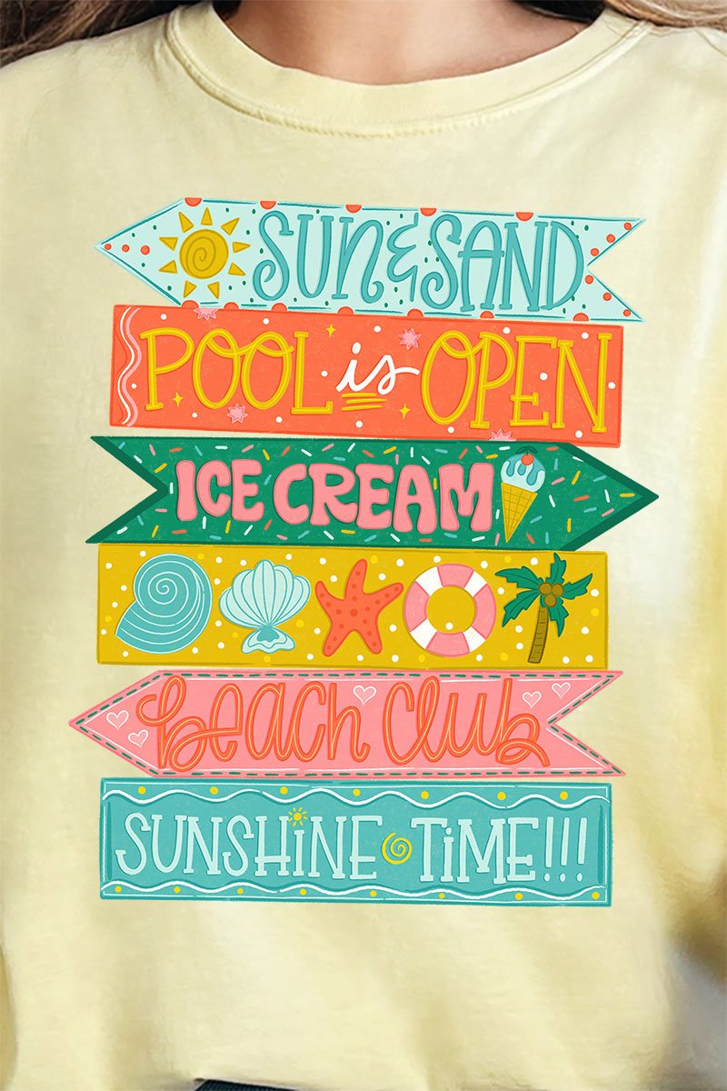 Summer Signs Comfort Colors Adult Ring - Spun Cotton Tee - Wholesale Accessory Market