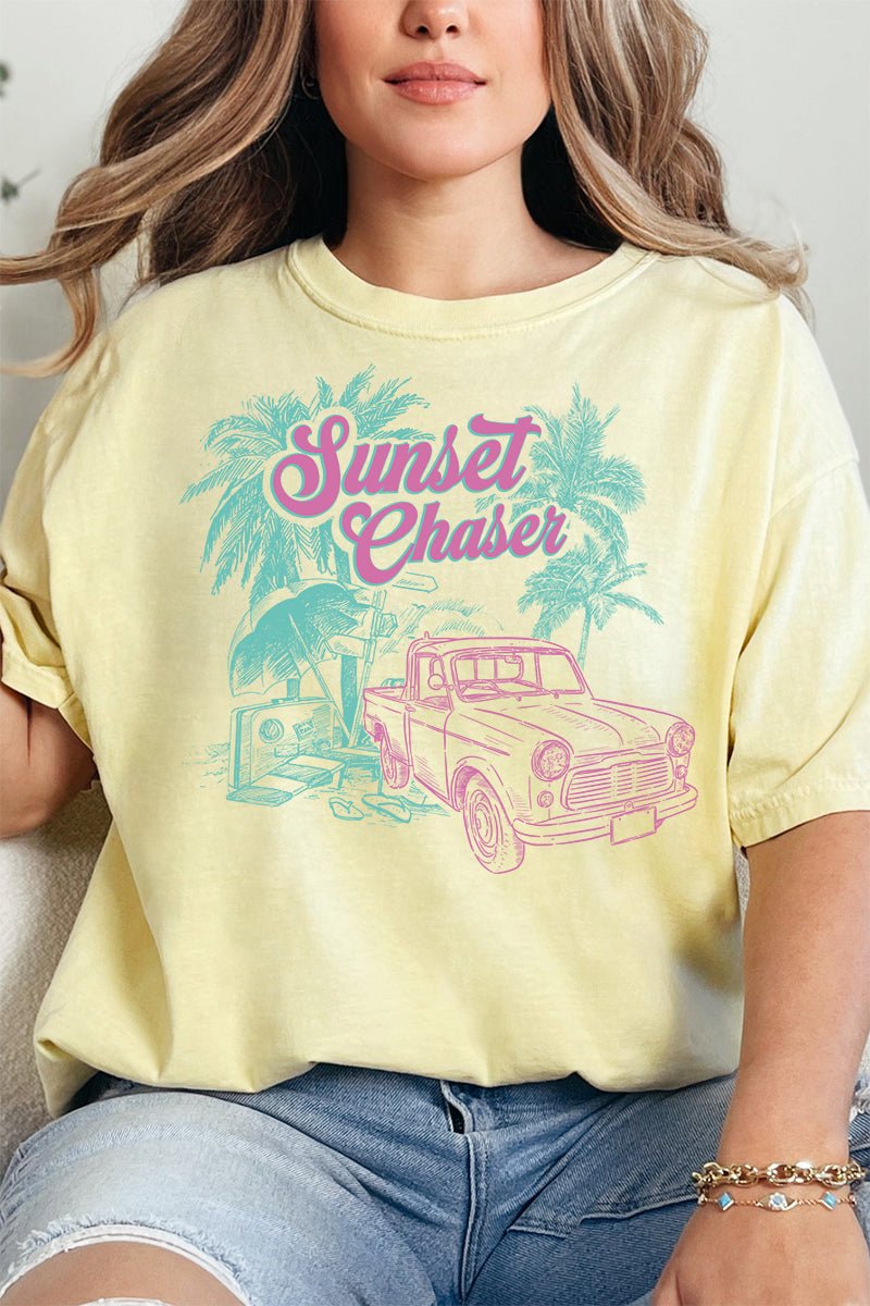 Sunset Chaser Comfort Colors Adult Ring - Spun Cotton Tee - Wholesale Accessory Market