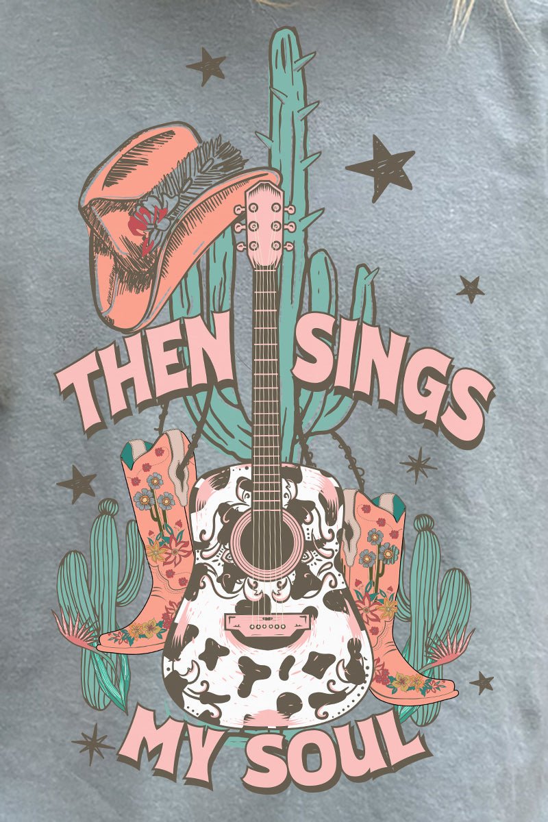 Western Then Sings My Soul Comfort Colors Adult Ring - Spun Cotton Tee - Wholesale Accessory Market