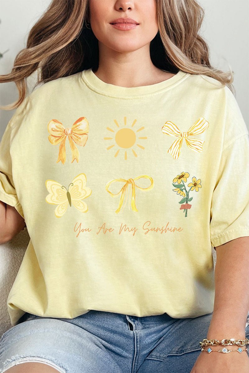 You Are My Sunshine Comfort Colors Adult Ring - Spun Cotton Tee - Wholesale Accessory Market