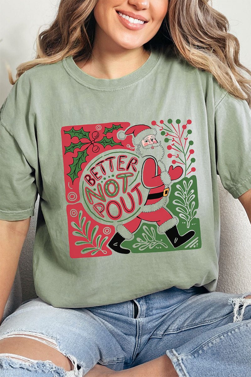 Better Not Pout Boho Doodle Comfort Colors Adult Ring - Spun Cotton Tee - Wholesale Accessory Market
