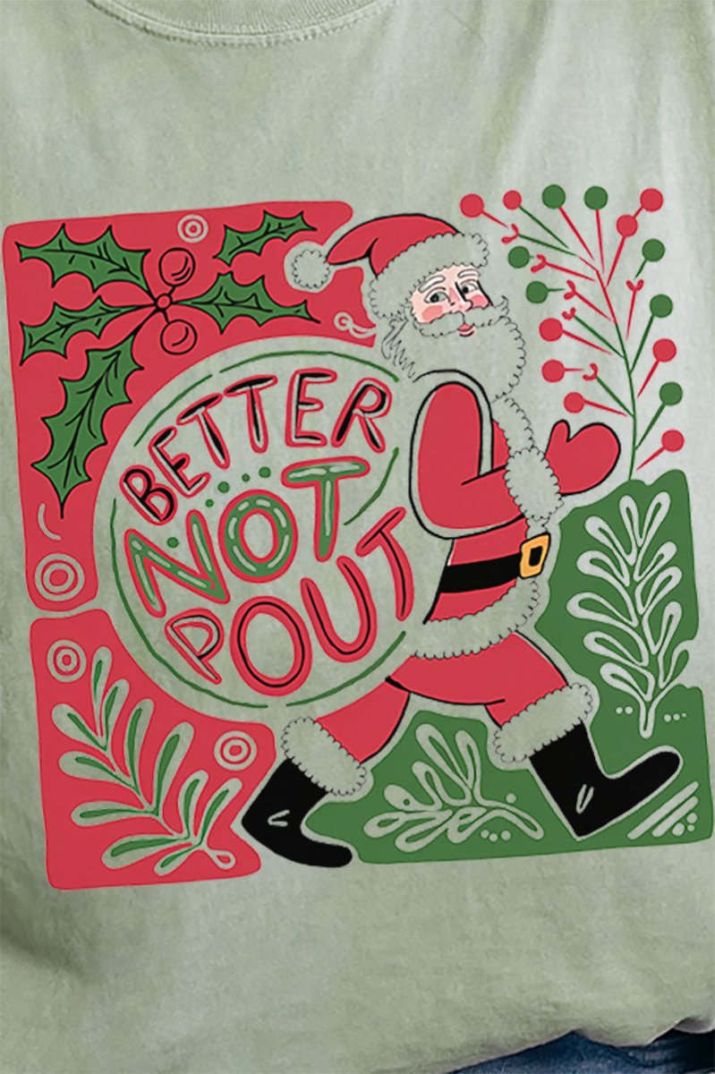 Better Not Pout Boho Doodle Comfort Colors Adult Ring - Spun Cotton Tee - Wholesale Accessory Market