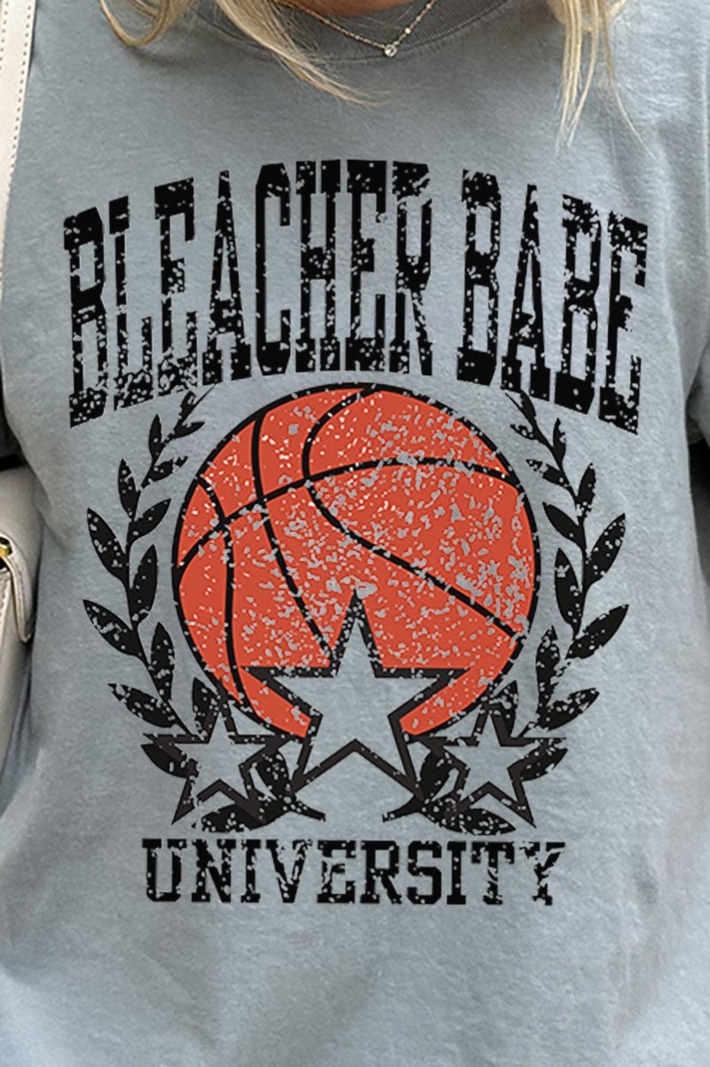Bleacher Babe University Comfort Colors Adult Ring - Spun Cotton Tee - Wholesale Accessory Market