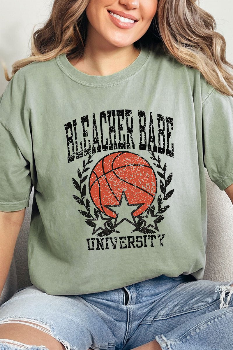 Bleacher Babe University Comfort Colors Adult Ring - Spun Cotton Tee - Wholesale Accessory Market