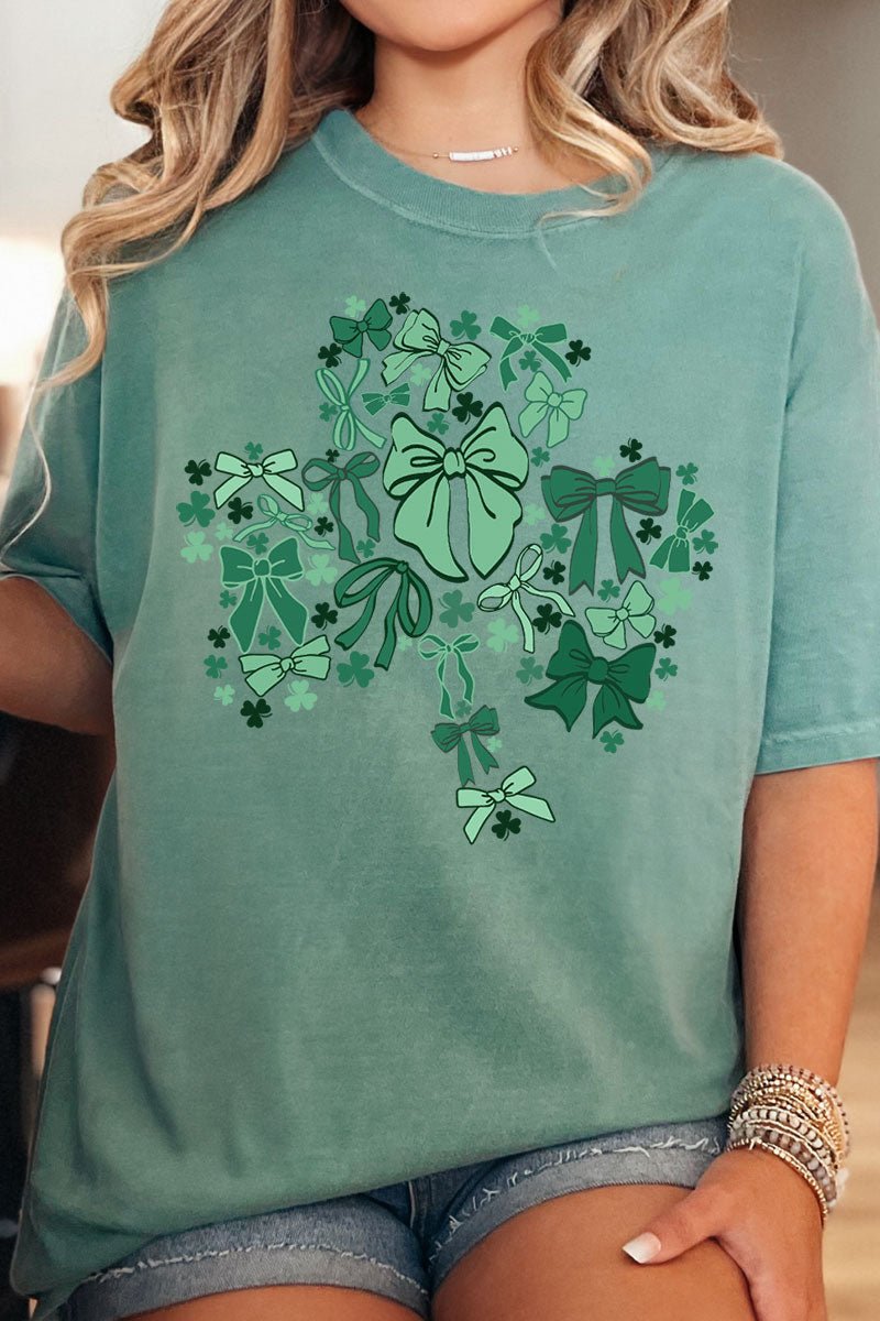 Bowleaf Clover Comfort Colors Adult Ring - Spun Cotton Tee - Wholesale Accessory Market