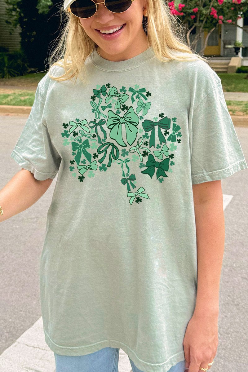Bowleaf Clover Comfort Colors Adult Ring - Spun Cotton Tee - Wholesale Accessory Market
