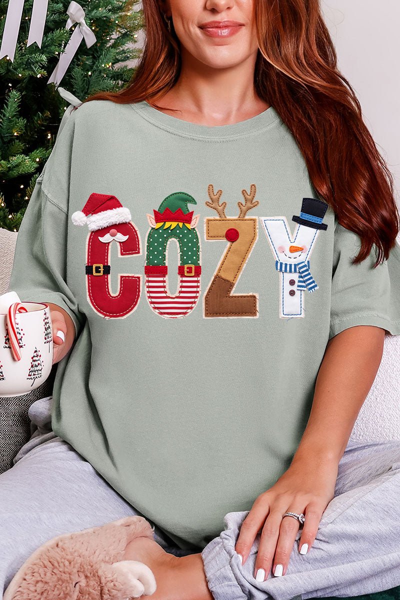 Christmas Characters Cozy Comfort Colors Adult Ring-Spun Cotton Tee - Wholesale Accessory Market