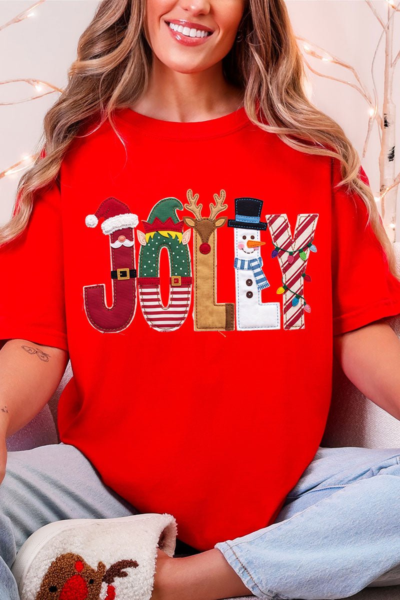 Christmas Characters Jolly Comfort Colors Adult Ring-Spun Cotton Tee - Wholesale Accessory Market
