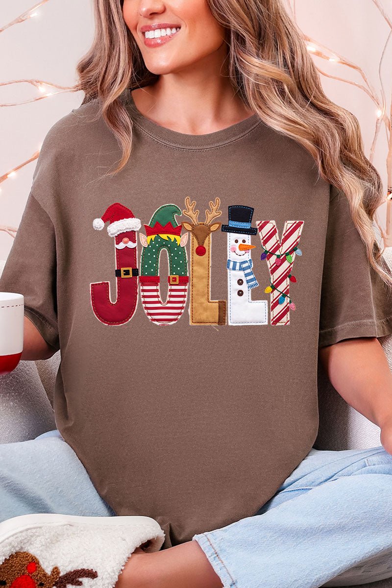Christmas Characters Jolly Comfort Colors Adult Ring-Spun Cotton Tee - Wholesale Accessory Market