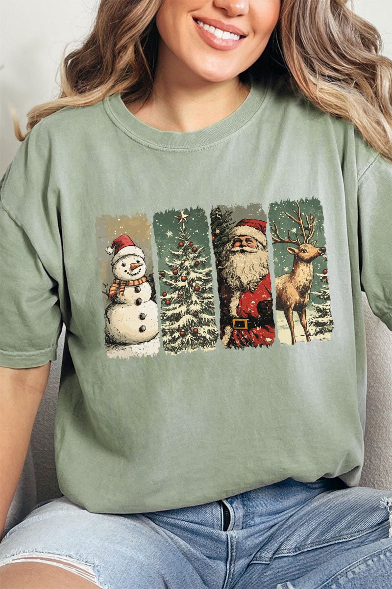 Classic Christmas Time Comfort Colors Adult Ring - Spun Cotton Tee - Wholesale Accessory Market