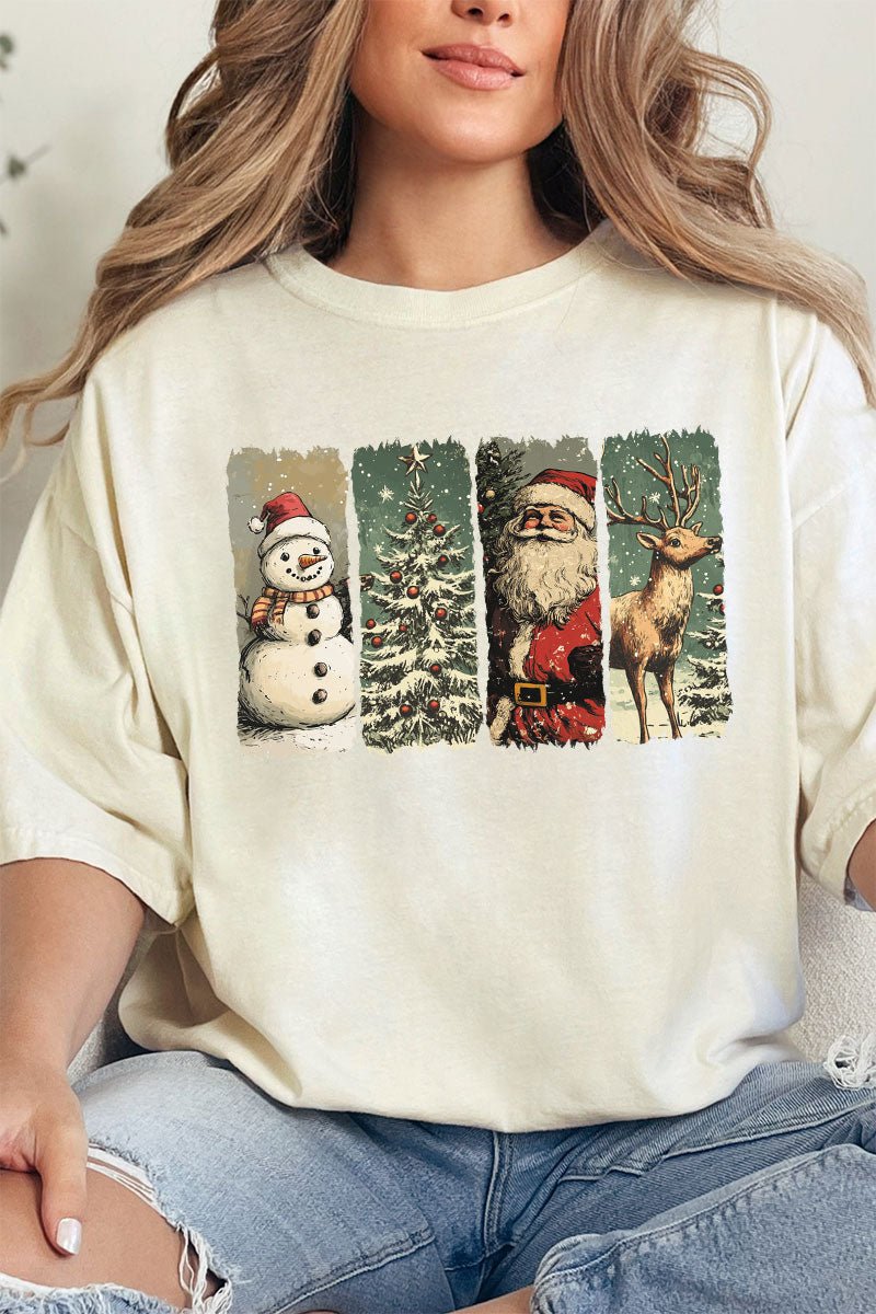 Classic Christmas Time Comfort Colors Adult Ring - Spun Cotton Tee - Wholesale Accessory Market