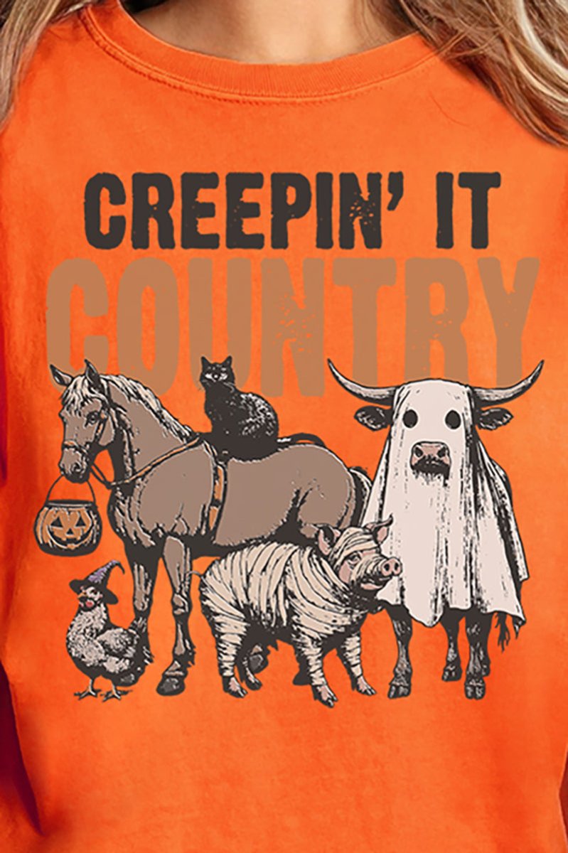 Creepin' It Country Comfort Colors Adult Ring - Spun Cotton Tee - Wholesale Accessory Market