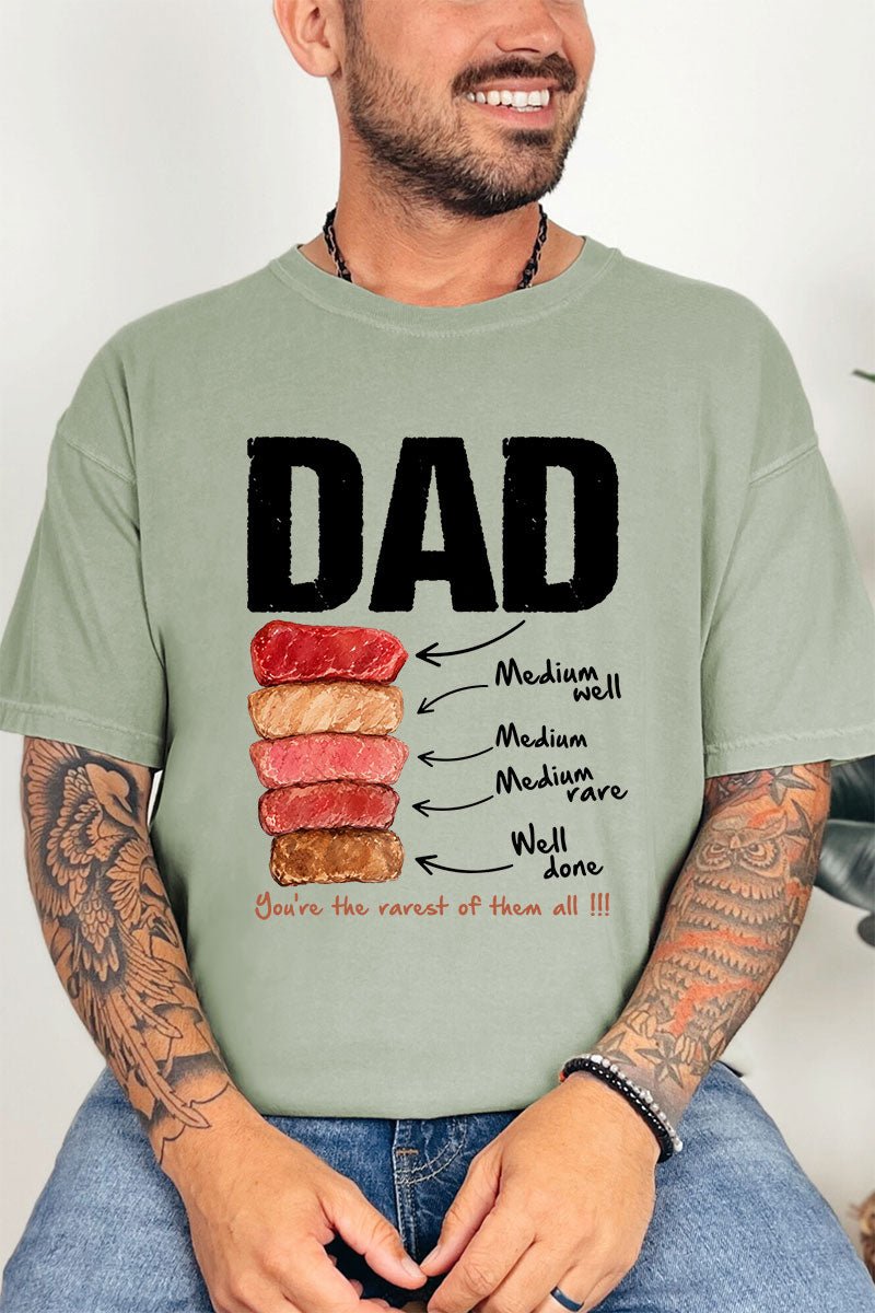 Dad Rarest Of All Comfort Colors Adult Ring - Spun Cotton Tee - Wholesale Accessory Market