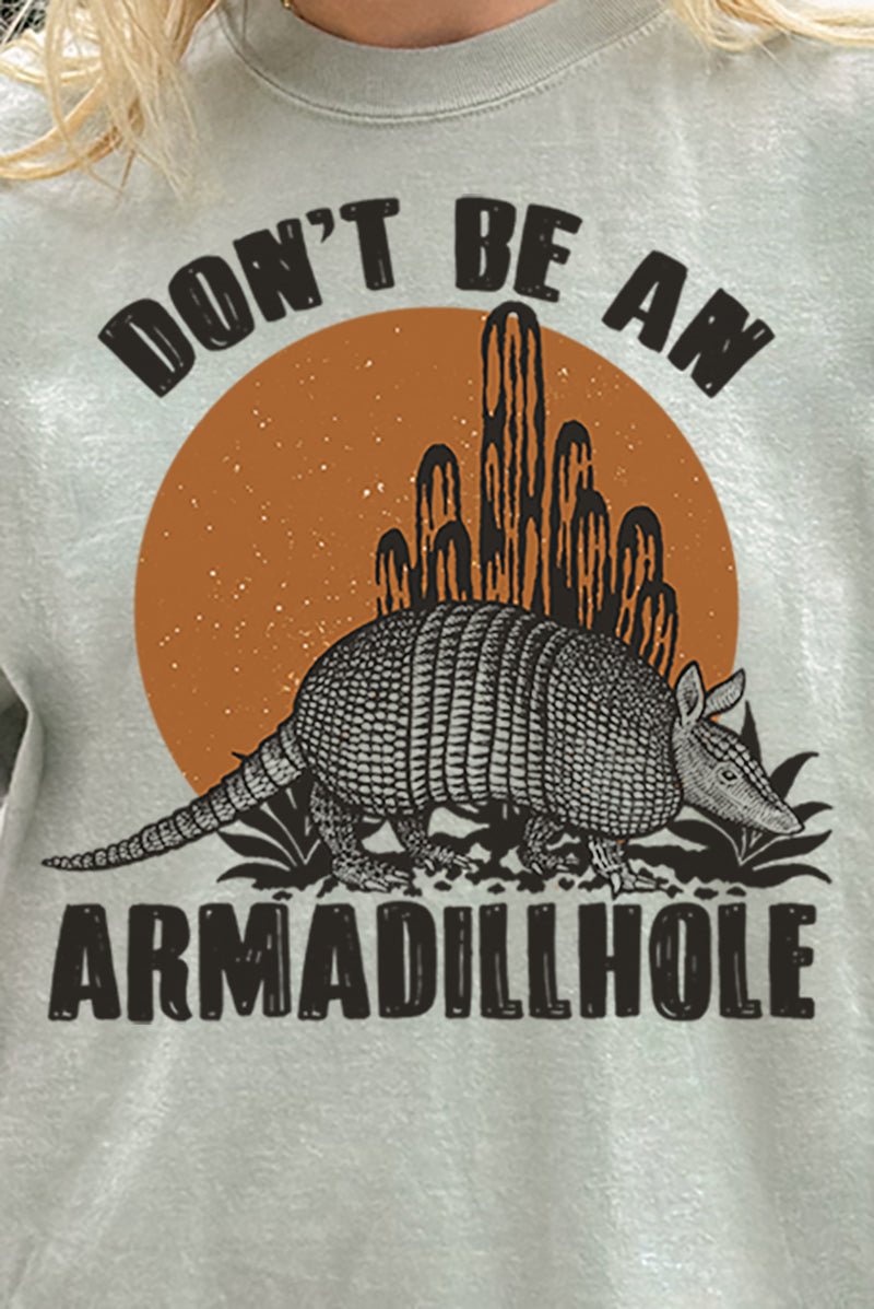 Don't Be An Armadillhole Comfort Colors Adult Ring - Spun Cotton Tee - Wholesale Accessory Market
