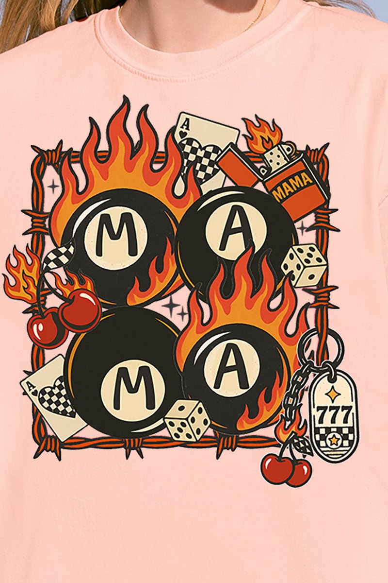 Eight Ball Mama Comfort Colors Adult Ring - Spun Cotton Tee - Wholesale Accessory Market