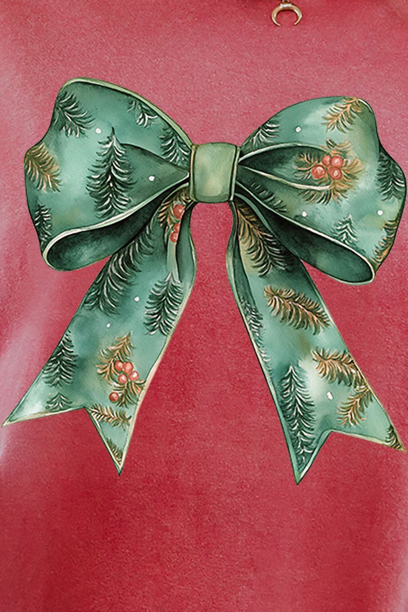 Garland Green Coquette Bow Comfort Colors Adult Ring - Spun Cotton Tee - Wholesale Accessory Market