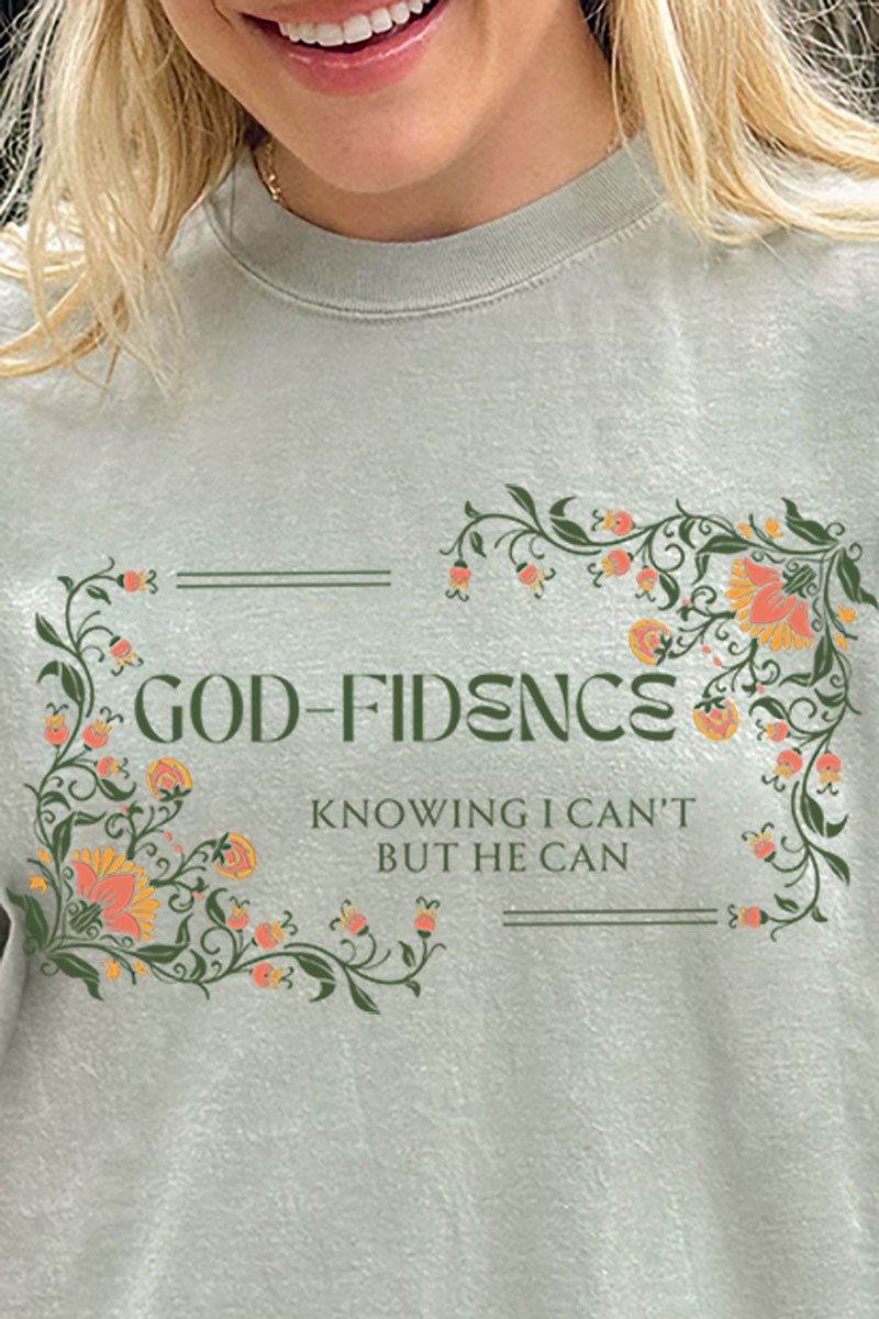 God - Fidence Comfort Colors Adult Ring - Spun Cotton Tee - Wholesale Accessory Market