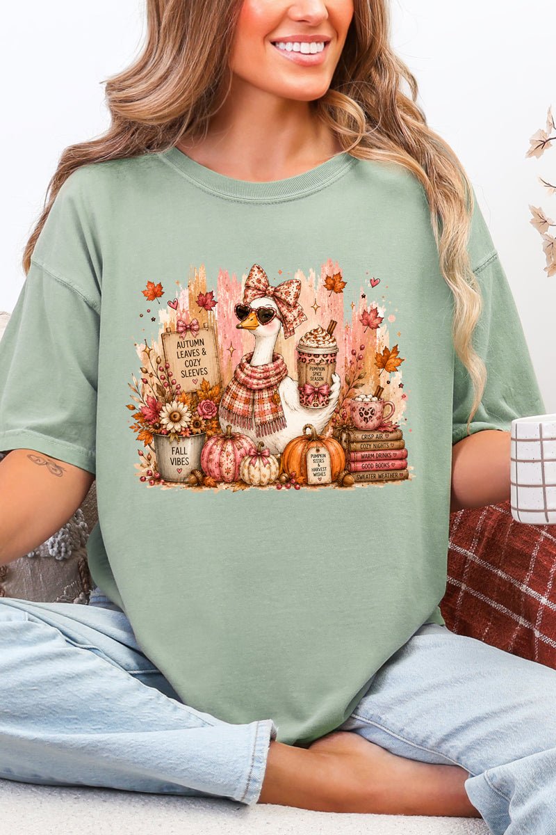 Goose Fall Vibes Comfort Colors Adult Ring-Spun Cotton Tee - Wholesale Accessory Market