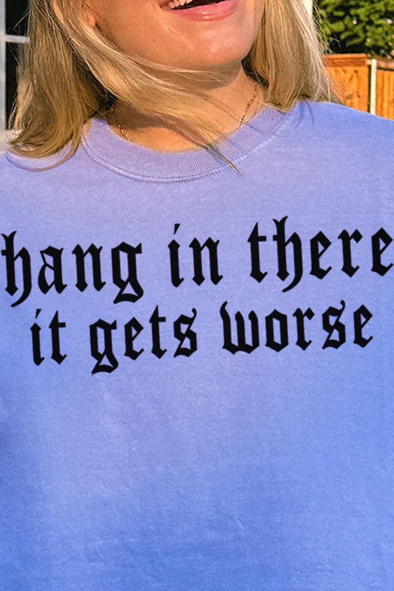 Hang In There Comfort Colors Adult Ring - Spun Cotton Tee - Wholesale Accessory Market