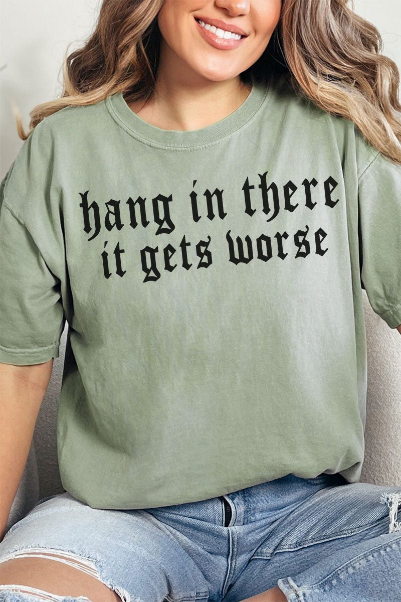 Hang In There Comfort Colors Adult Ring - Spun Cotton Tee - Wholesale Accessory Market