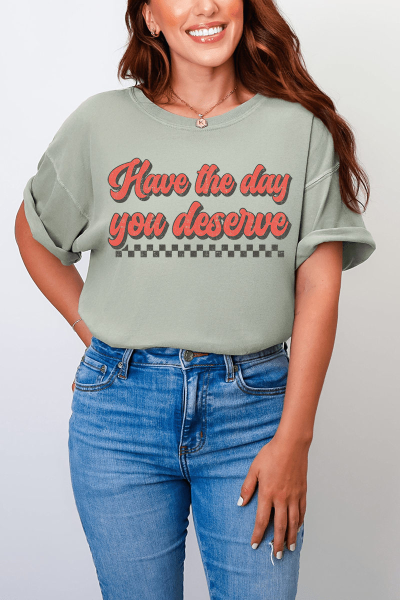 Have A Day Comfort Colors Adult Ring - Spun Cotton Tee - Wholesale Accessory Market