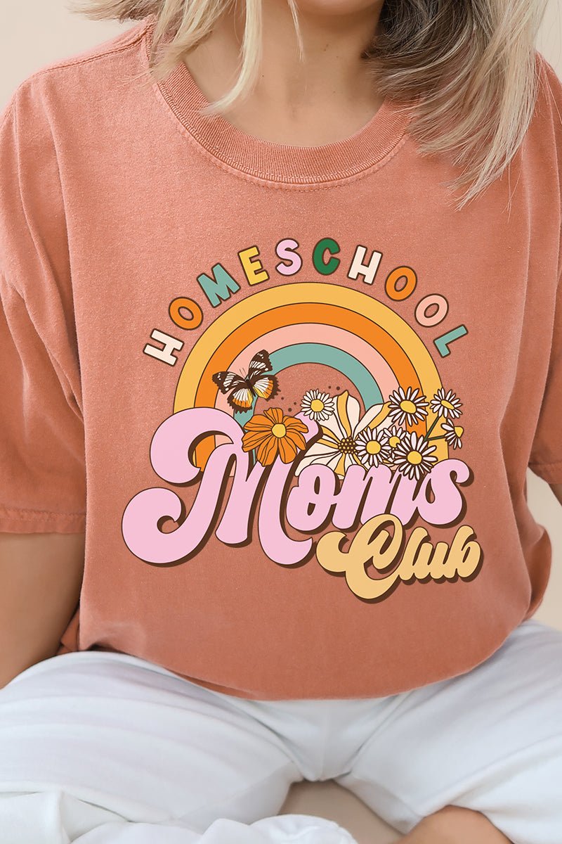 Homeschool Moms Club Comfort Colors Adult Ring - Spun Cotton Tee - Wholesale Accessory Market