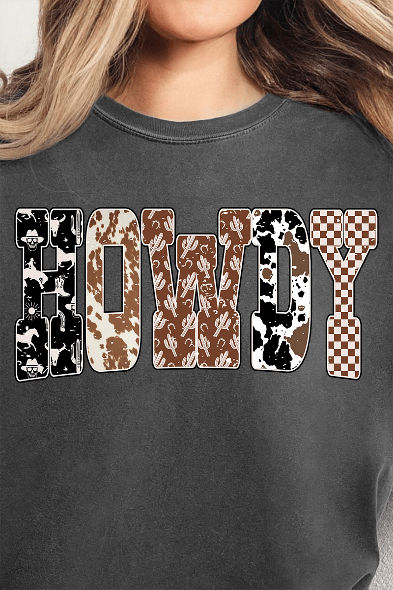 Howdy And Hide Comfort Colors Adult Ring - Spun Cotton Tee - Wholesale Accessory Market