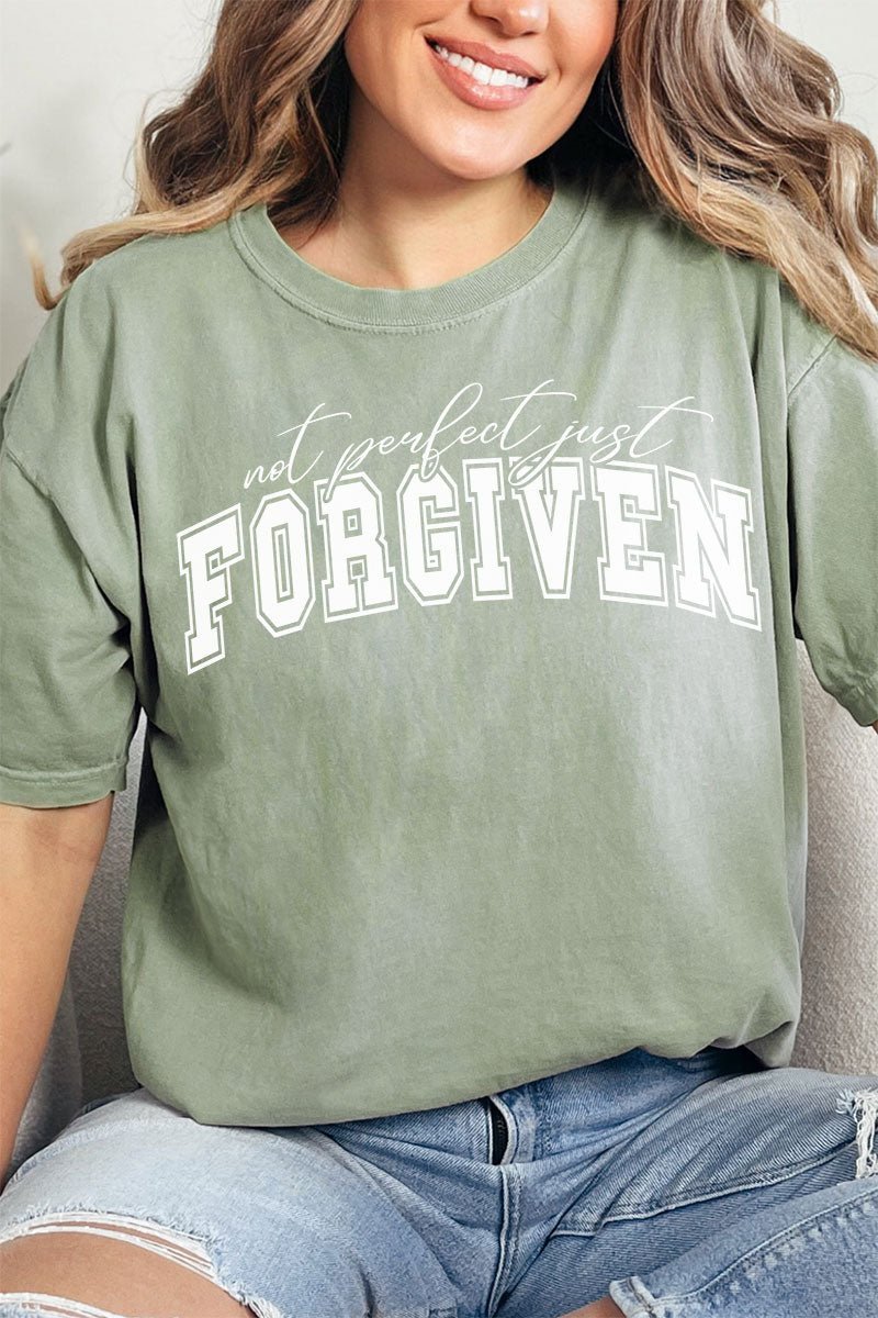 Just Forgiven Comfort Colors Adult Ring - Spun Cotton Tee - Wholesale Accessory Market