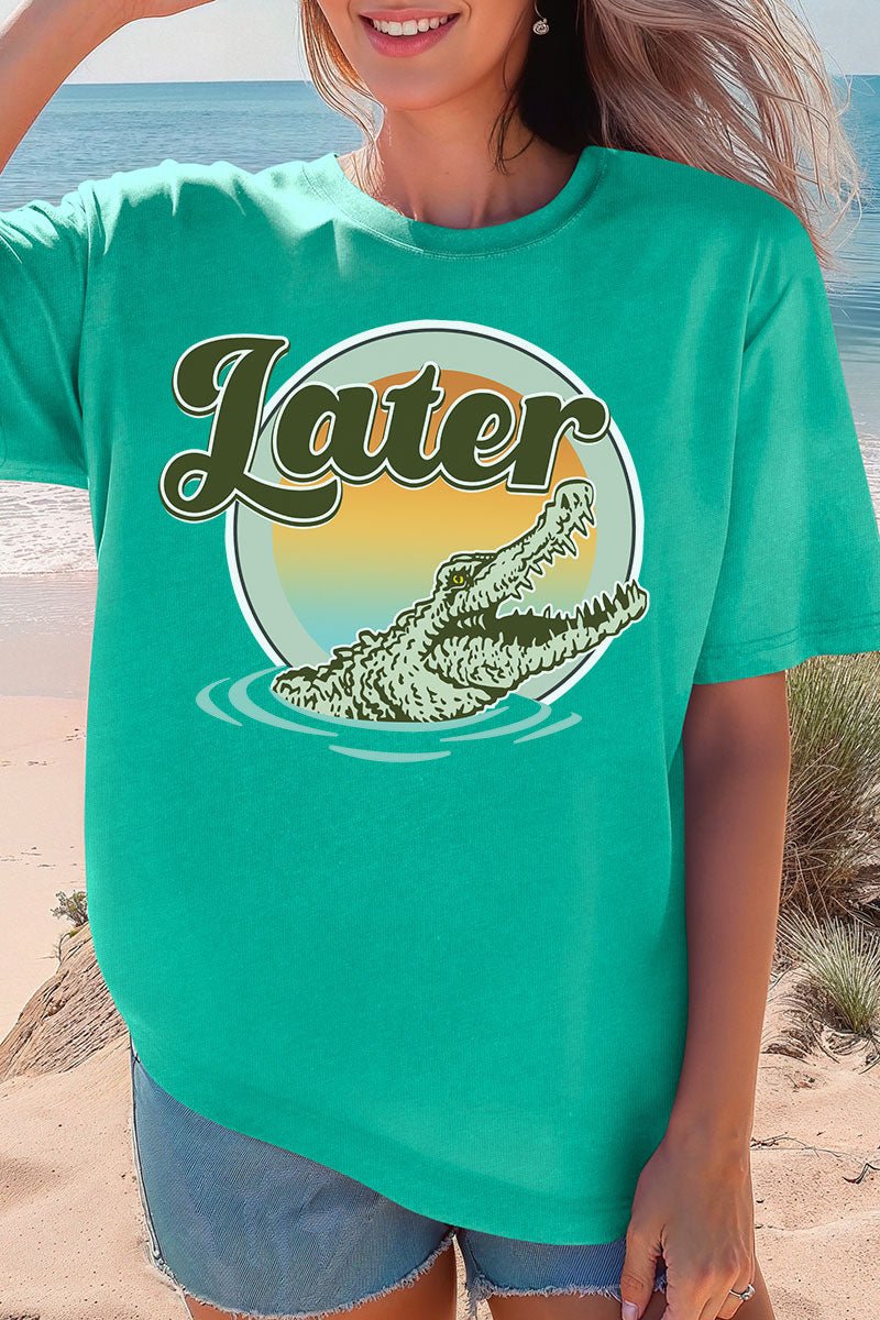 Later Gator Comfort Colors Adult Ring - Spun Cotton Tee - Wholesale Accessory Market
