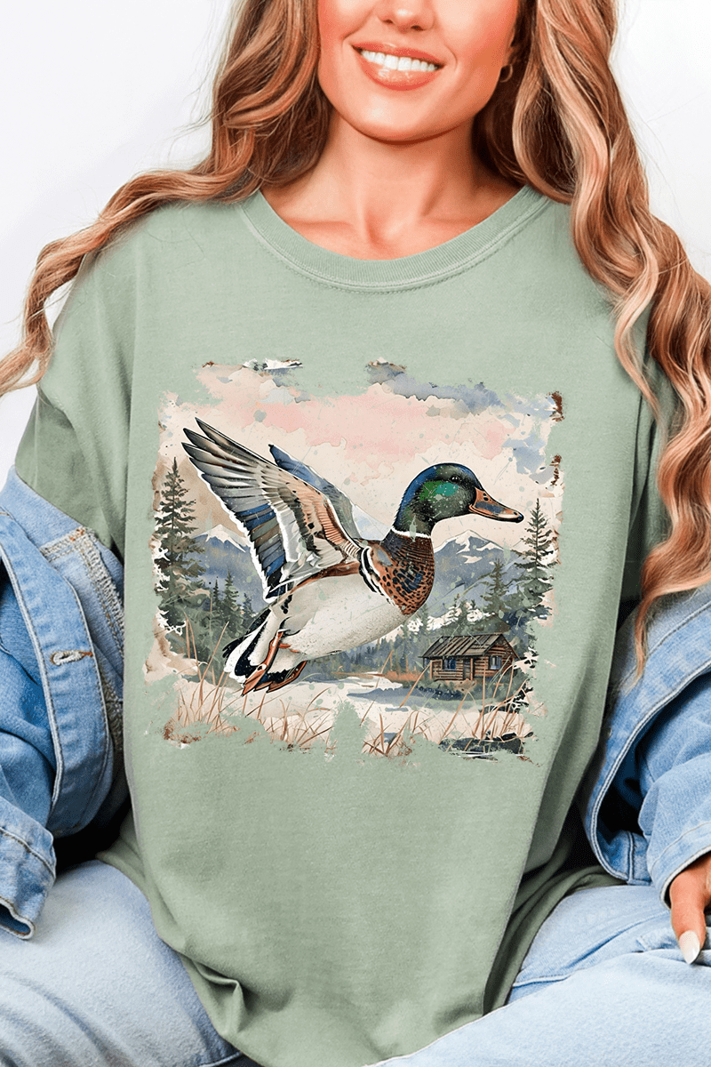 Mallard Mountains Comfort Colors Adult Ring - Spun Cotton Tee - Wholesale Accessory Market