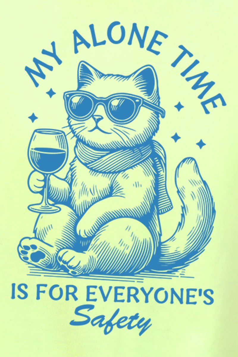 My Alone Time Is For Everyone's Safety Comfort Colors Adult Ring - Spun Cotton Tee - Wholesale Accessory Market