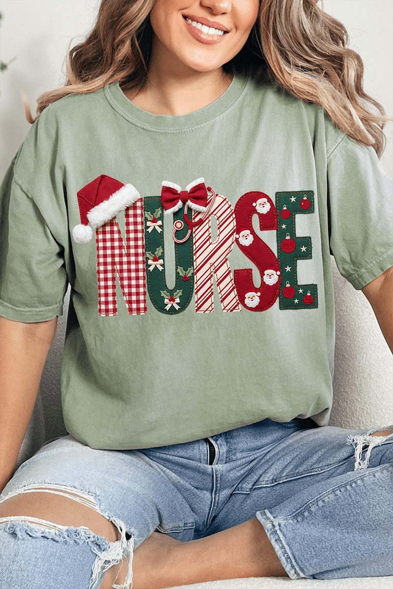 North Pole Nurse Comfort Colors Adult Ring-Spun Cotton Tee - Wholesale Accessory Market